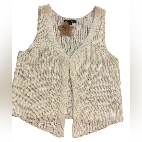Papermoon Tops - Women’s Sleeveless Knit Layered Cardigan Vest New Size small Paper Moon